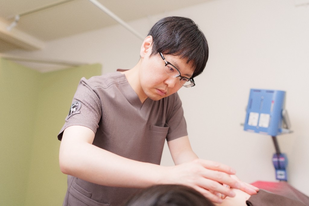 不妊鍼灸の施術イメージ。